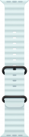 Apple Watch Ultra 2 (2024) 49mm Black Titanium Case with Ice Blue Ocean Band