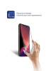 Защитное стекло MOCOLL полноразмерное 3D для iPhone XS MAX/11 PRO MAX Черное (Black Diamond) BLC