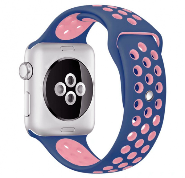 Ремешок Apple Watch 42/44 mm Perforated Sport Band Purple/Pink