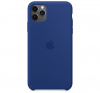 Чехол для iPhone 11 Pro Max Silicone Case силиконовый сапфировый