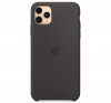 Чехол для iPhone 11 Pro Max Silicone Case силиконовый черный