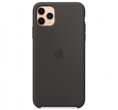 Чехол для iPhone 11 Pro Max Silicone Case силиконовый черный