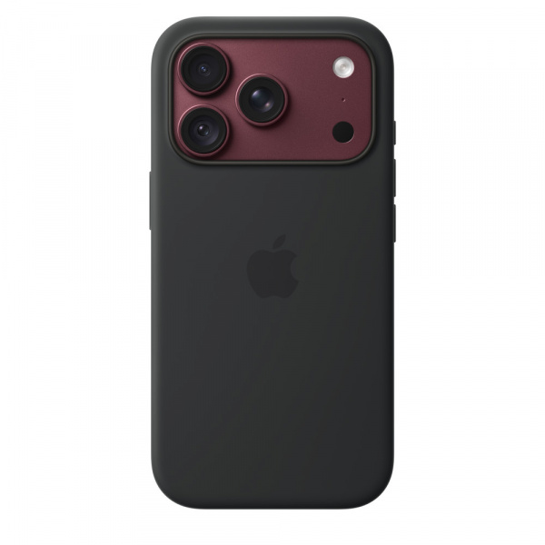 Чехол для смартфона Apple iPhone 18 Pro Silicone Case with MagSafe, чёрный