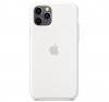 Чехол для iPhone 11 Pro Max Silicone Case силиконовый белый