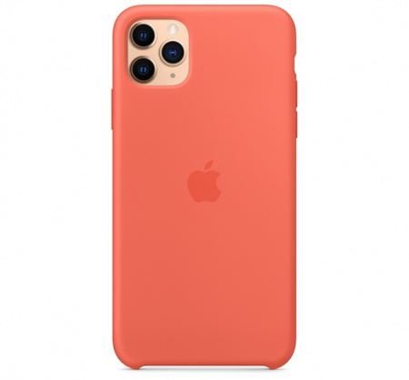 Чехол для iPhone 11 Pro Max Silicone Case силиконовый оранжевый