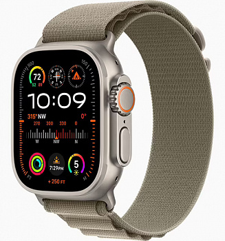 Apple Watch Ultra 2 49mm Olive Alpine Loop ( M )