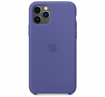 Чехол для iPhone 11 Pro Silicone Case силиконовый цвета синей стали