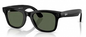Умные очки Ray Ban Meta Wayfarer (Gen2) RW4012, Shiny Black/G15 Green (8056262721346)
