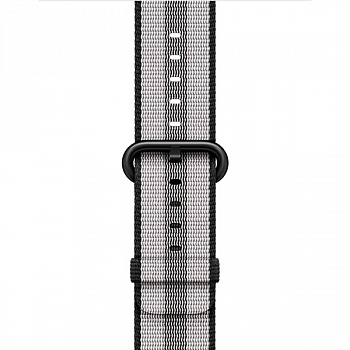 Ремешок Apple 42mm Black Stripe Woven Nylon (MQVR2ZM/A)