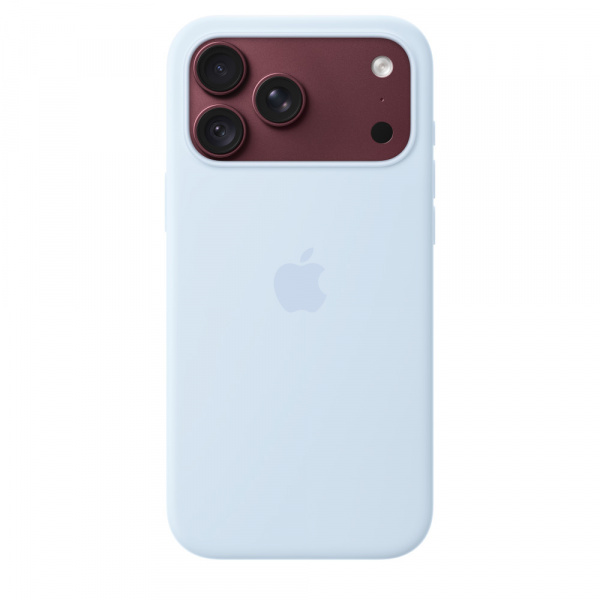 Чехол для смартфона Apple iPhone 18 Pro Max Silicone Case with MagSafe, голубой