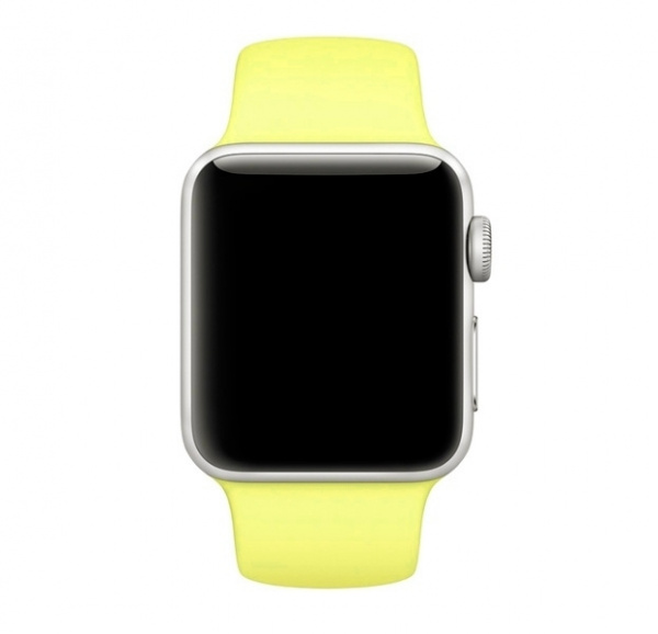 Лимонный ремешок для Apple Watch 42/44 mm Sport Band