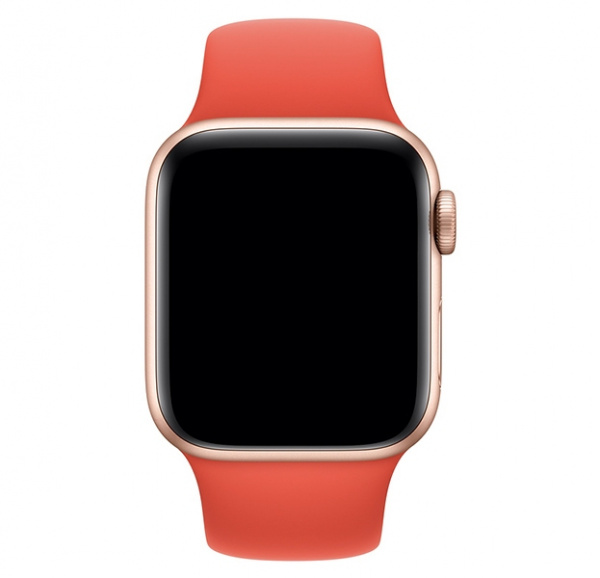 Морковный ремешок для Apple Watch 38/40 mm Sport Band