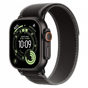 Умные часы Apple Watch Ultra 3 49mm GPS + Cellular Black Titanium Case Black Charcoal Trail Loop M/L