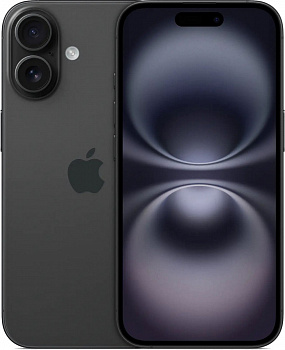 Купить Смартфон Apple iPhone 16 128GB, eSIM + SIM Black (чёрный) в Сочи