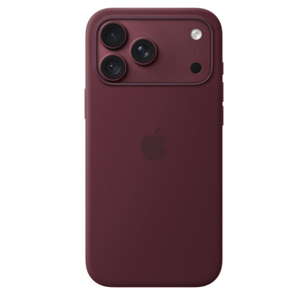 Чехол для смартфона Apple iPhone 18 Pro Max Silicone Case with MagSafe, бордовый