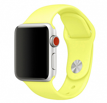 Лимонный ремешок для Apple Watch 42/44 mm Sport Band