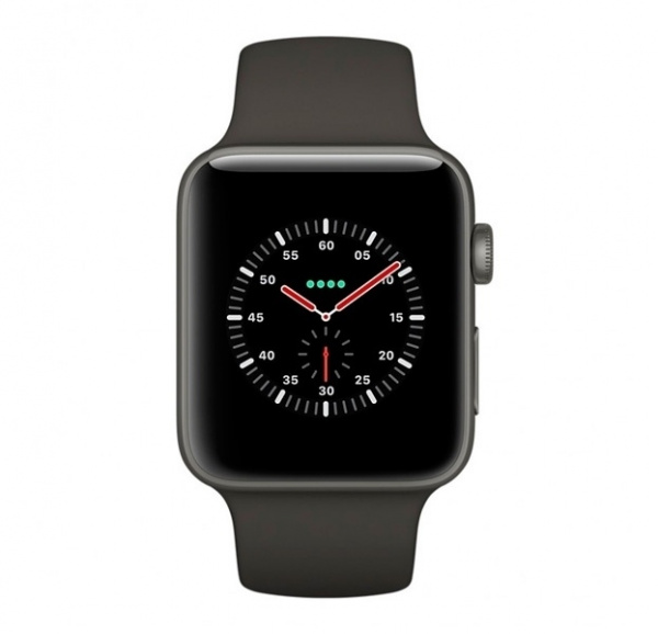Темно-серый ремешок для Apple Watch 38/40 mm Sport Band