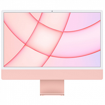 Моноблок Apple iMac 24" 2021 г. 4480x2520, Apple M1 2.064 ГГц, RAM 8 ГБ, SSD 256 ГБ, Apple M1 8-Core, MacOS, розовый