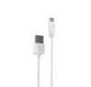 Белый USB-кабель Micro USB Hoco X1 1m