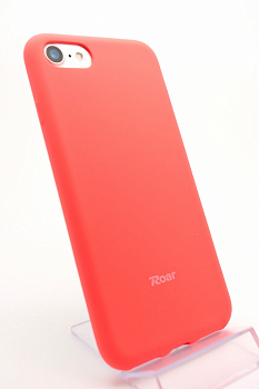 Силиконовый чехол Roar для iPhone 8 / 7 (Розовый)