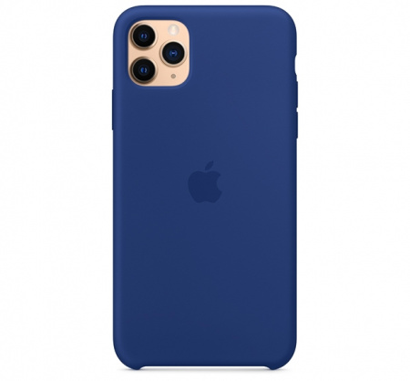 Чехол для iPhone 11 Pro Max Silicone Case силиконовый сапфировый