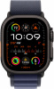 Apple Watch Ultra 2 (2024) 49mm Black Titanium Case with Navy Alpine Loop M/L