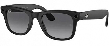 Умные очки Ray Ban Wayfarer RW4008 155-53 Matte Black/Polar Gradient Graphite (8056597988421)