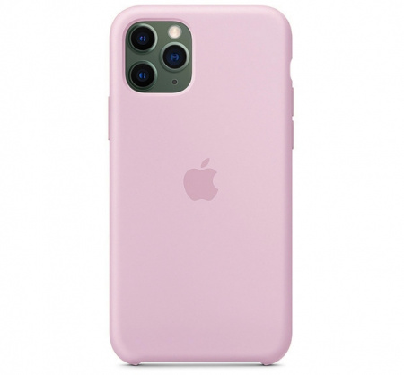 Чехол для iPhone 11 Pro Max Silicone Case силиконовый пудровый