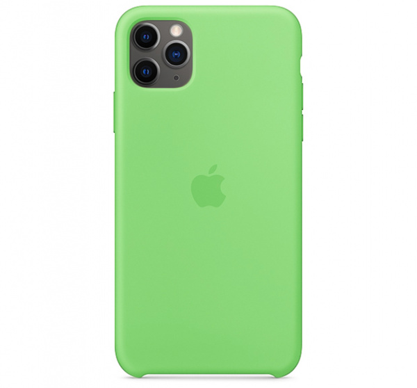 Чехол для iPhone 11 Pro Max Silicone Case силиконовый зеленый