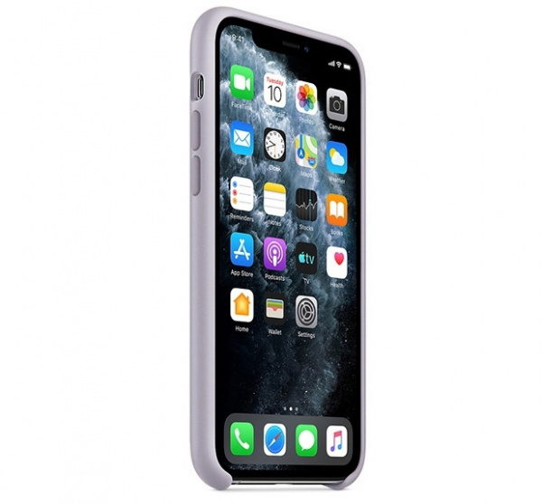 Чехол для iPhone 11 Pro Max Silicone Case силиконовый светло-бежевый