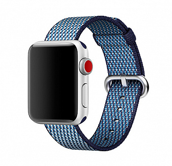 Синий нейлоновый ремешок для Apple Watch 42/44 mm Woven Band