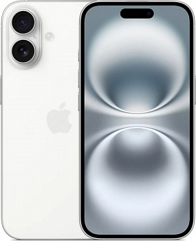 Купить Смартфон Apple iPhone 16 256GB, eSIM + SIM White (белый) в Сочи