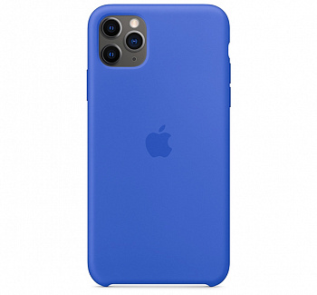 Чехол для iPhone 11 Pro Silicone Case силиконовый синий
