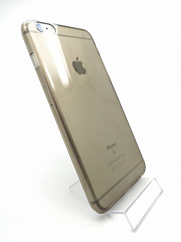Ультратонкий силиконовый чехол для iPhone 6 / 6s Plus (Серый)