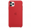 Чехол для iPhone 11 Pro Max Silicone Case силиконовый красный