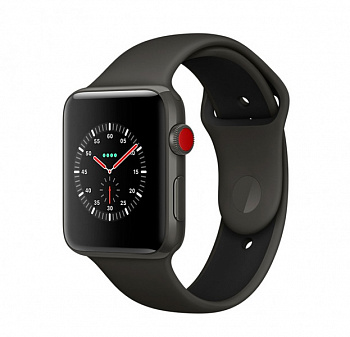 Темно-серый ремешок для Apple Watch 38/40 mm Sport Band