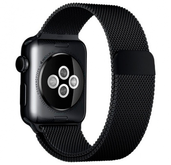 Металлический ремешок Milanese Band для Apple Watch 38/40 mm черный