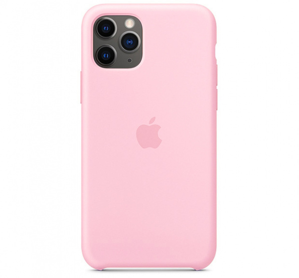 Чехол для iPhone 11 Pro Max Silicone Case силиконовый коралловый