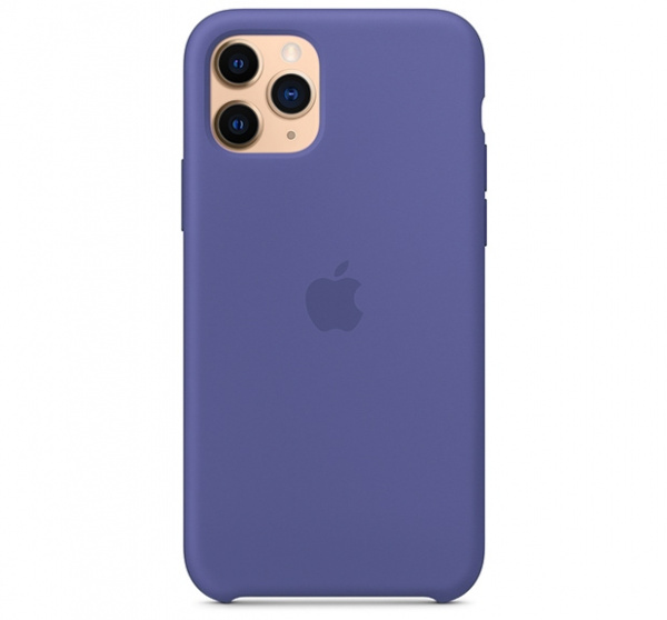 Чехол для iPhone 11 Pro Max Silicone Case силиконовый цвета синей стали