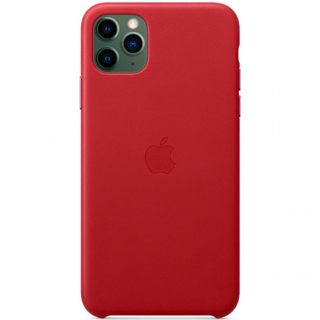 Чехол для iPhone Apple iPhone 11 Pro Max Leather Case (PRODUCT)RED
