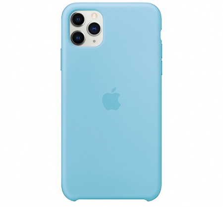 Чехол для iPhone 11 Pro Max Silicone Case силиконовый бирюзовый