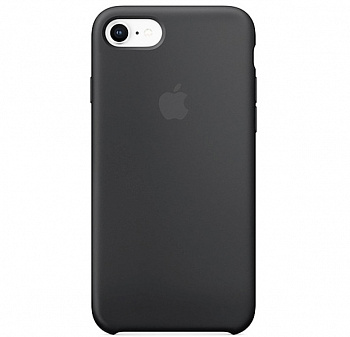 Темно-серый силиконовый чехол для iPhone SE/8/7 Silicone Case