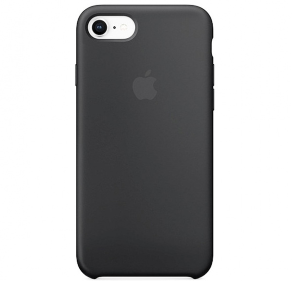 Темно-серый силиконовый чехол для iPhone SE/8/7 Silicone Case
