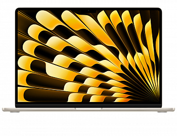 Ноутбук Apple MacBook Air 13 (M3, 8C CPU/8C GPU, 2024), 8 ГБ, 256 ГБ SSD, Starlight (сияющая звезда) MRXT3