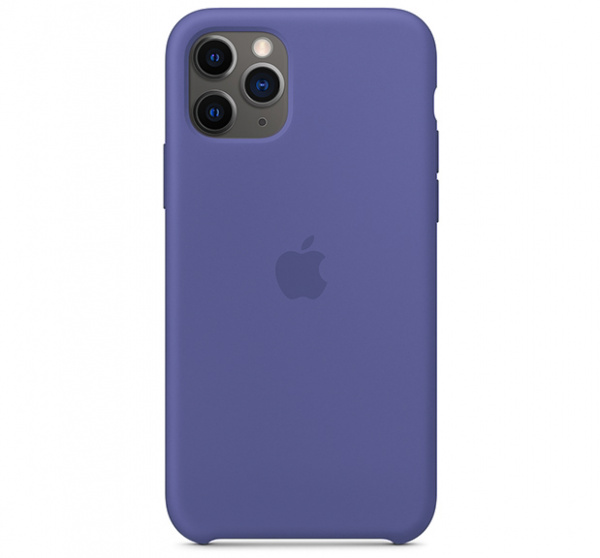 Чехол для iPhone 11 Pro Max Silicone Case силиконовый цвета синей стали