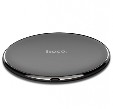 Черное беспроводное зарядное устройство Hoco CW6 Fast Transmission