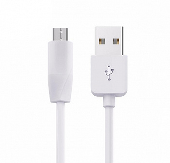 Белый USB-кабель Micro USB Hoco X1 1m