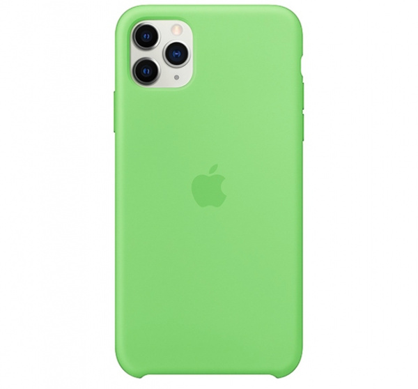 Чехол для iPhone 11 Pro Max Silicone Case силиконовый зеленый