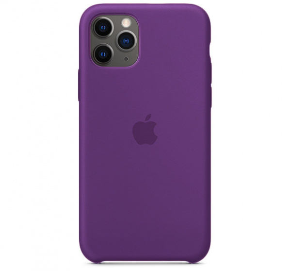 Чехол для iPhone 11 Pro Max Silicone Case силиконовый фиолетовый