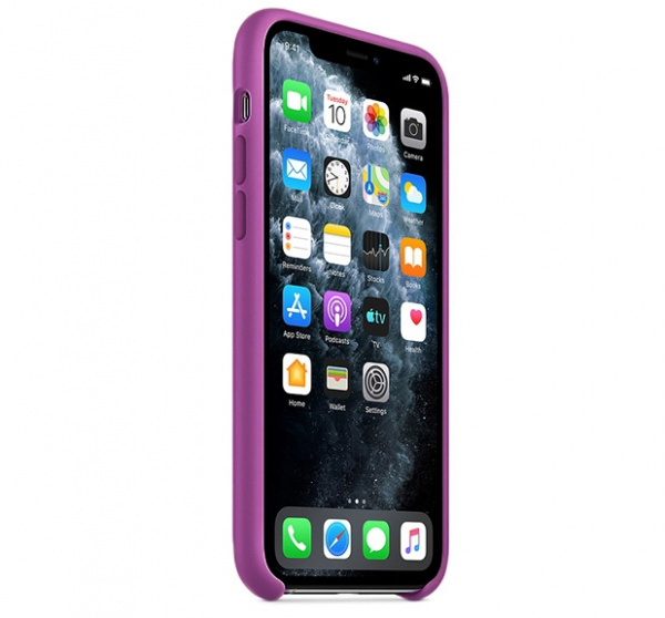 Чехол для iPhone 11 Pro Max Silicone Case силиконовый цвета орхидеи
